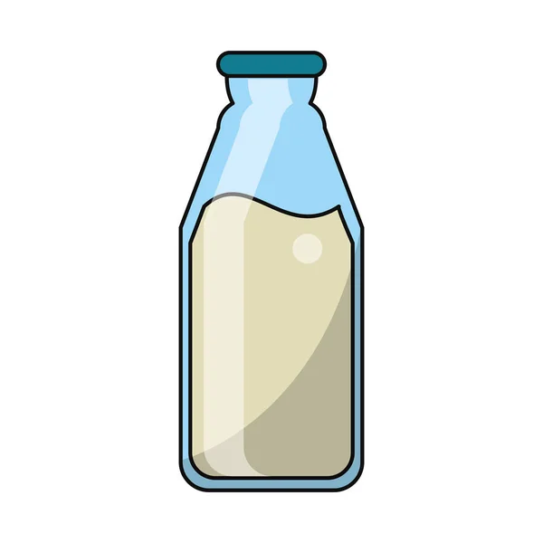 孤立的牛奶瓶设计 — 图库矢量图片