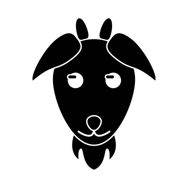 Goat livestock animal design — Stock Vector