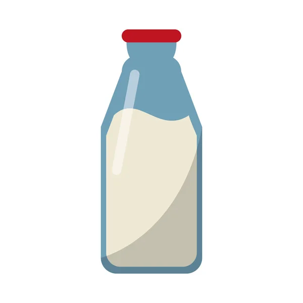 Desain botol susu yang terisolasi - Stok Vektor