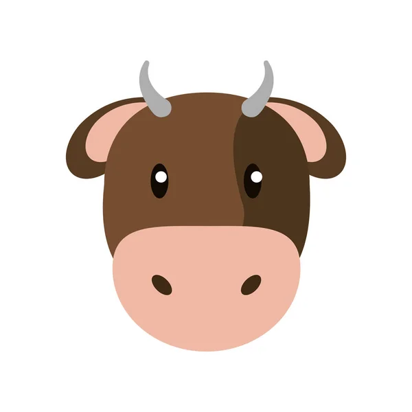 Vache bétail conception animale — Image vectorielle