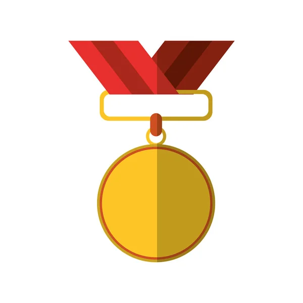 Conception de médaille isolée — Image vectorielle