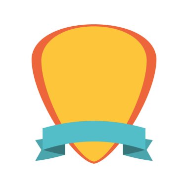 Şerit tasarımı ile izole kalkan