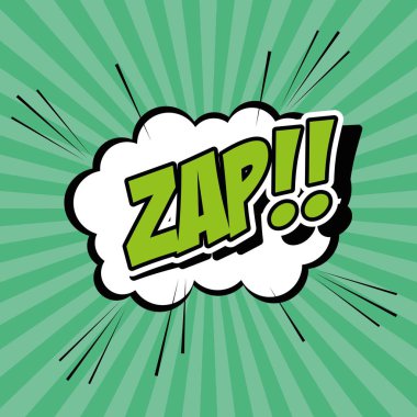 Kabarcık pop sanatı zap tasarım