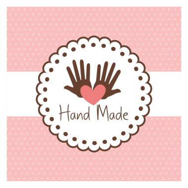 El yapımı etiketi, el yapımı el sanatları Atölyesi