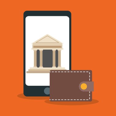 Smartphone alışveriş ve e-ticaret tasarım