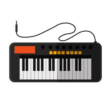 İzole piyano tasarım