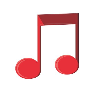 İzole müzik Not Tasarım