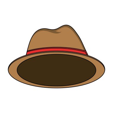 İzole şapka Aksesuar tasarım