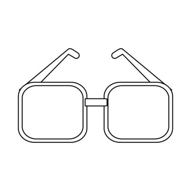 İzole gözlük Aksesuar tasarım
