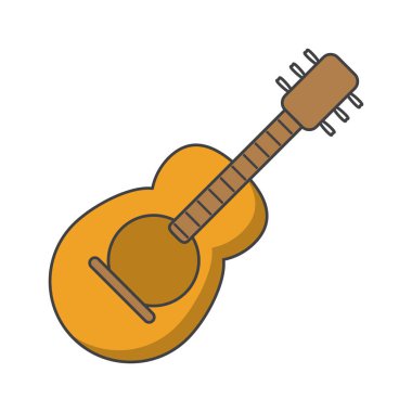 Müzik konsepti izole gitar aracı