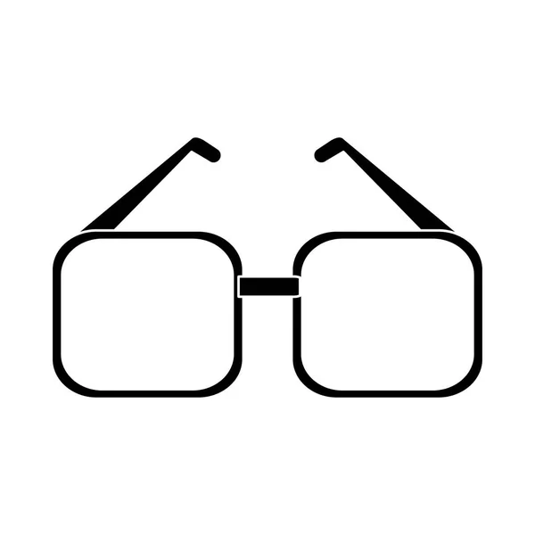 Desain aksesori kacamata terisolasi - Stok Vektor