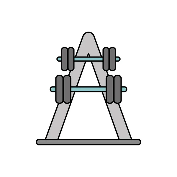 Conception de poids et de forme physique — Image vectorielle