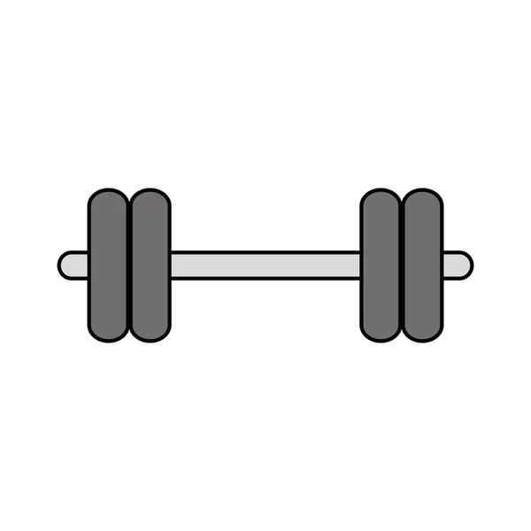 Diseño del concepto de peso y fitness — Vector de stock