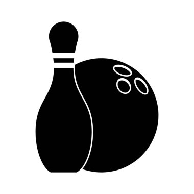 İzole top ve spor tasarım Bovling, PIN