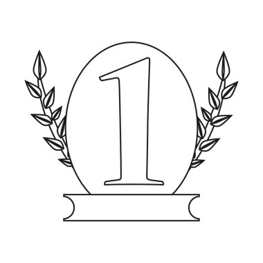 Bir numaralı tasarımı için izole kupa