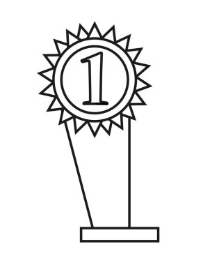 Bir numaralı tasarımı için izole kupa