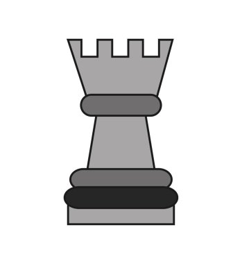 Satranç tasarım izole parçası