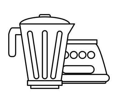 İzole blender makine tasarımı