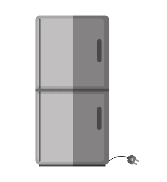 Conception de machine de réfrigérateur isolée — Image vectorielle
