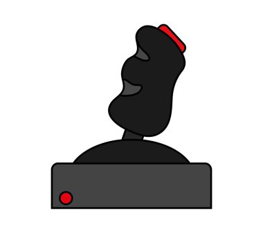 İzole video oyunu oyun çubuğu tasarım