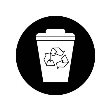 İzole çevre çöp tasarım