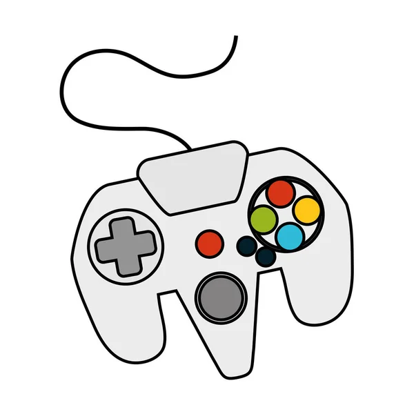 Diseño aislado de control de videojuegos — Vector de stock