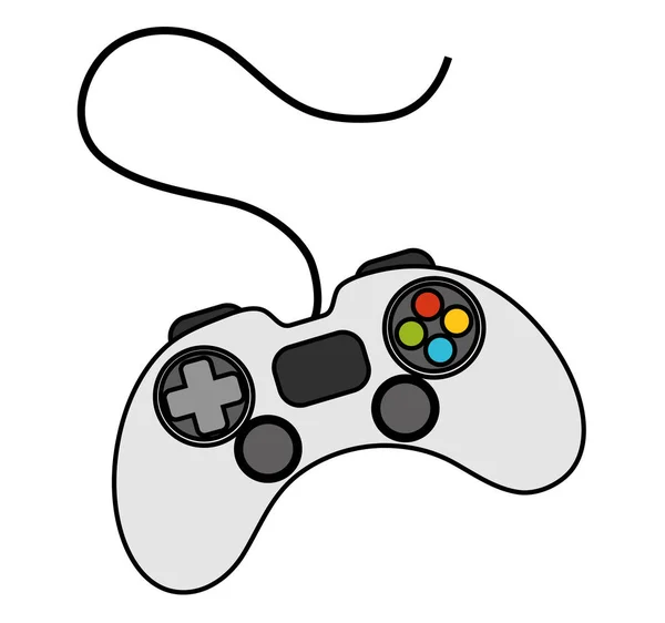 Diseño aislado de control de videojuegos — Vector de stock