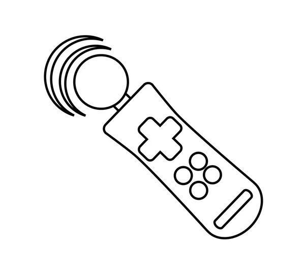 Diseño aislado de control de videojuegos — Vector de stock