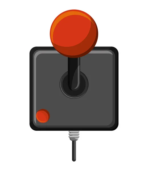 Isolated videogame joystick design — Stock Vector