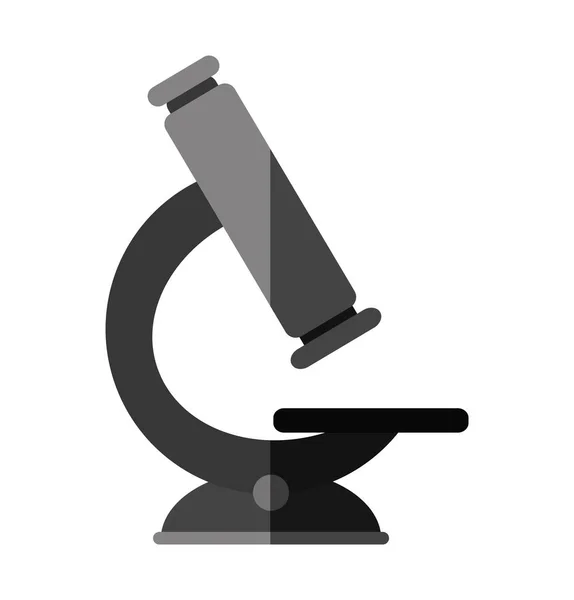 Bilim tasarım izole mikroskop — Stok Vektör