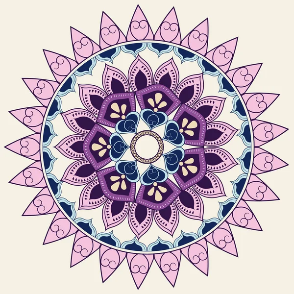 Renkli mandale tasarım