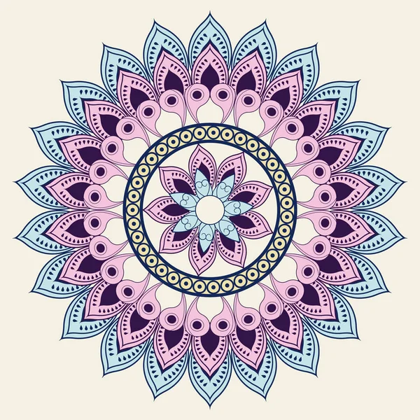 Renkli mandale tasarım