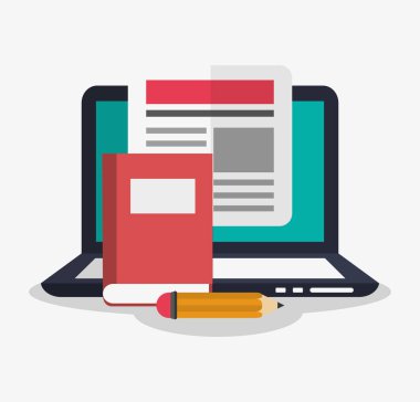 Dizüstü bilgisayar ve dijital pazarlama tasarım