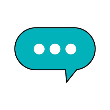 İletişim izole kabarcık tasarımı