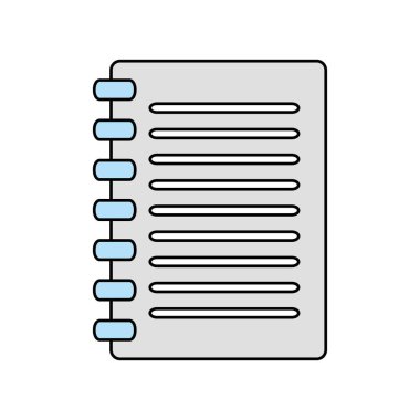 Kağıt tasarım izole parçası