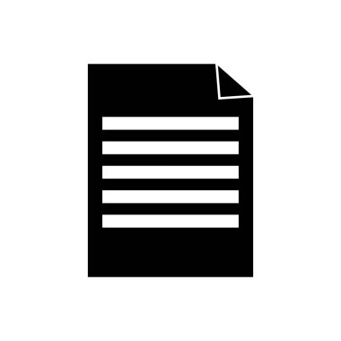 Kağıt tasarım izole parçası