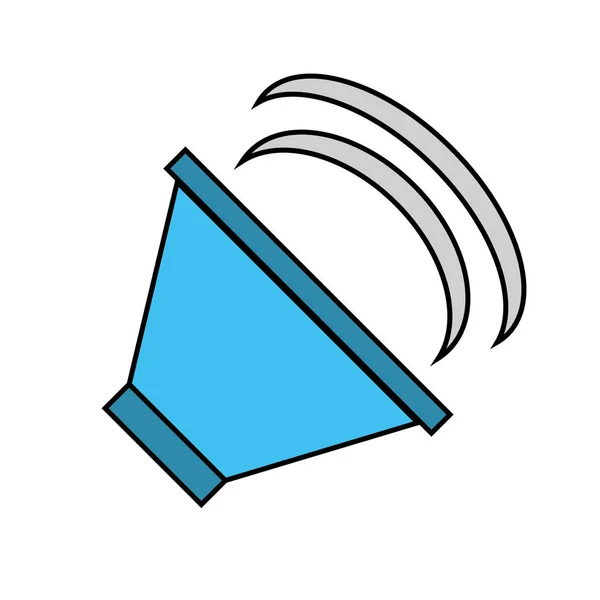 Design de ícone de volume isolado — Vetor de Stock