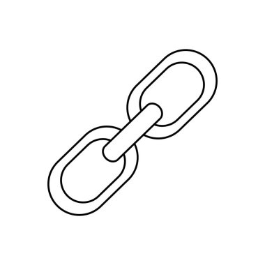 İzole bağlantı simgesi tasarım