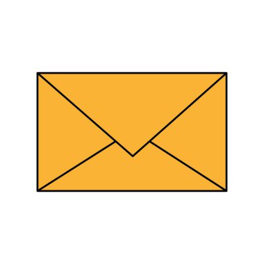 İzole e-posta zarf tasarım