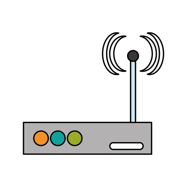 Geïsoleerde wifi en internet ontwerp — Stockvector