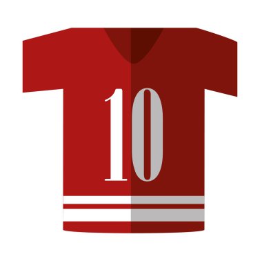 Spor tasarım izole tshirt