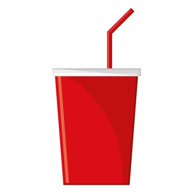 İzole soda içecek tasarım