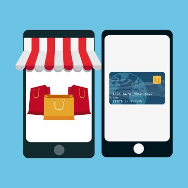 Smartphone ve tasarım alışveriş