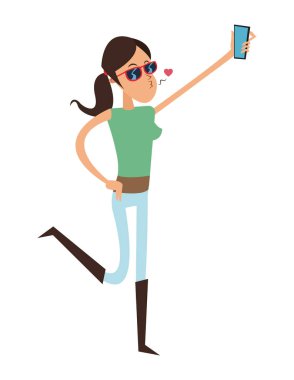 Karikatür ve hareket eden lifestyle tasarım