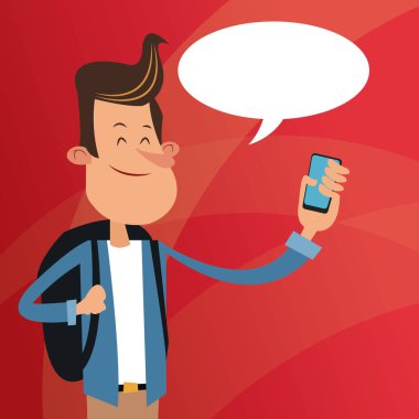 Karikatür ve hareket eden lifestyle tasarım