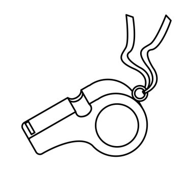 Eğitmen tasarım izole düdük