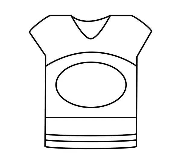Camiseta isolada de design desportivo —  Vetores de Stock
