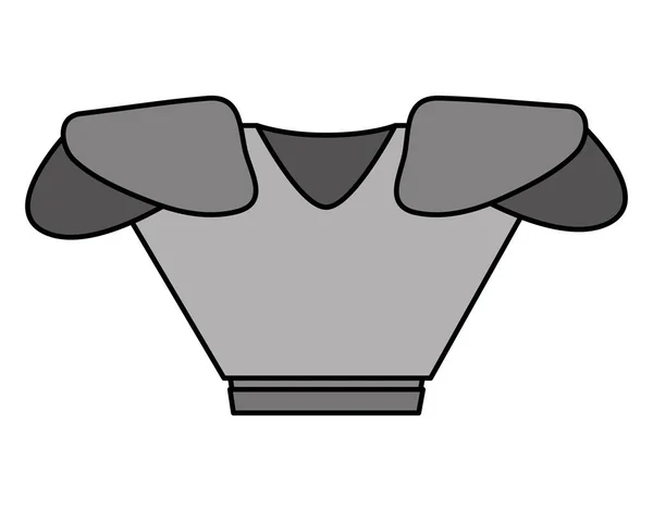 Camiseta aislada de diseño de fútbol americano — Vector de stock