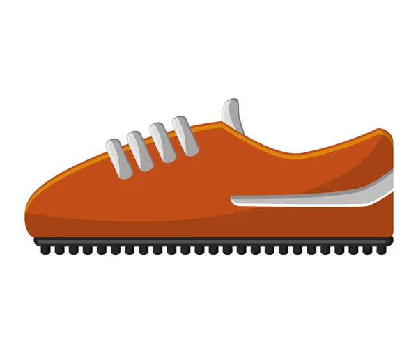 Isolerad skor fotboll design — Stock vektor