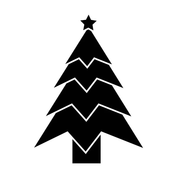 크리스마스 시즌 디자인의 소나무 — 스톡 벡터